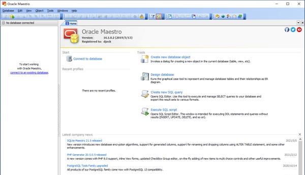 Oracle Maestro(数据库管理软件) v16.1.0.7 Oracle Maestro(数据库管理软件) v16.1.0.7