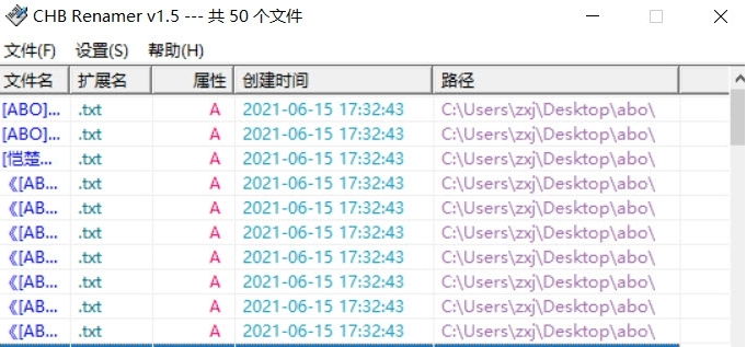 CHB Renamer中文绿色版 v1.10 CHB Renamer中文绿色版 v1.10