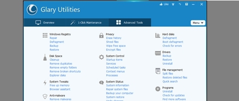 Glary Utilities 5磁盘清理 v5.171 Glary Utilities 5磁盘清理 v5.171