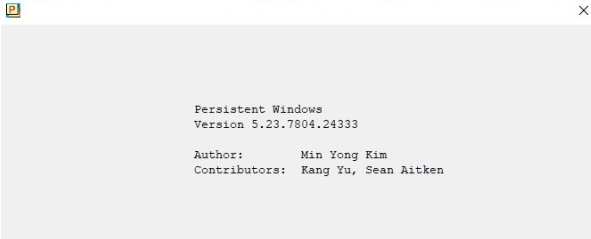 PersistentWindows多屏调整工具 v5.30 PersistentWindows多屏调整工具 v5.30