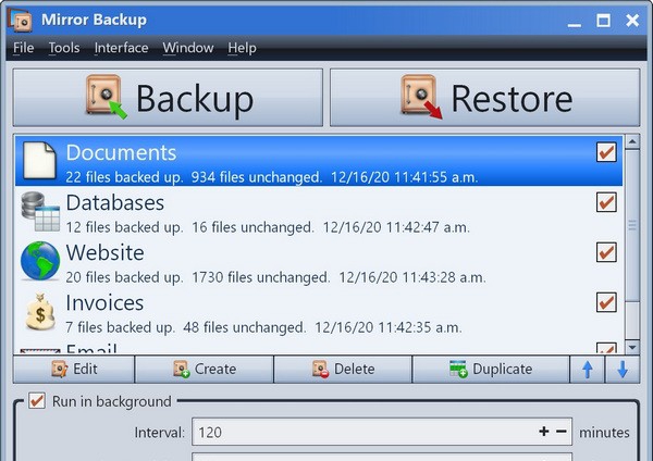 Mirror Backup(备份工具) v1.5 Mirror Backup(备份工具) v1.5