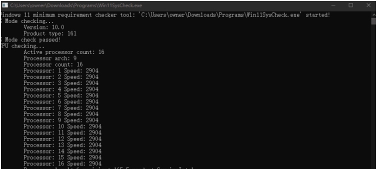 Windows11SysCheck升级检测工具 v1.4 Windows11SysCheck升级检测工具 v1.4