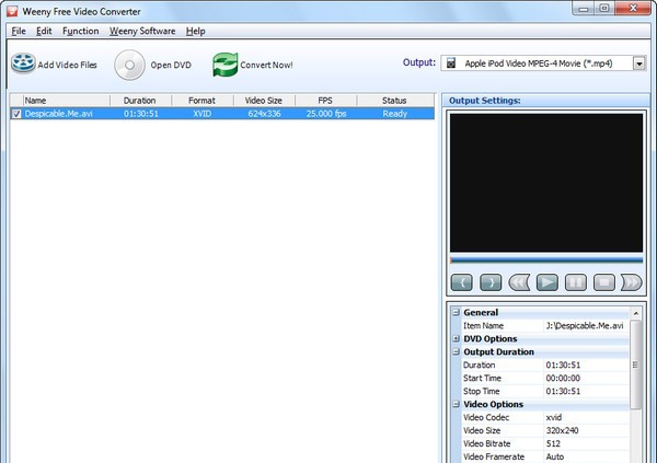 Weeny Free Video Converter(视频转换工具) v2.4 Weeny Free Video Converter(视频转换工具) v2.4