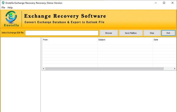 Enstella Exchange Recovery(EDB转PST恢复工具) v8.12 Enstella Exchange Recovery(EDB转PST恢复工具) v8.12