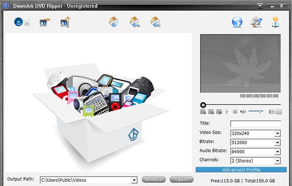 DawnArk DVD Ripper(DVD翻录工具) v2.0.30.01121 DawnArk DVD Ripper(DVD翻录工具) v2.0.30.01121