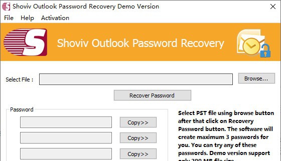 Shoviv Outlook Password Recovery(Outlook文件密码恢复) v20.8 Shoviv Outlook Password Recovery(Outlook文件密码恢复) v20.8