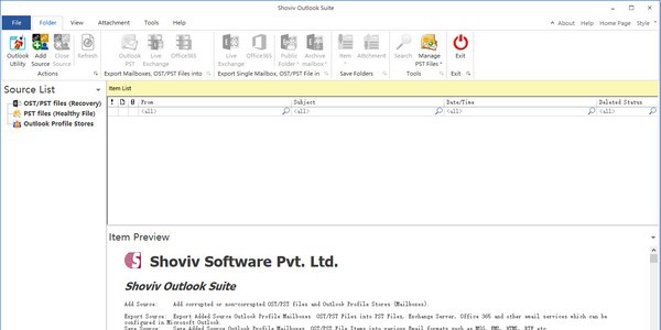 Shoviv Outlook Suite(PST文件处理软件) v20.8 Shoviv Outlook Suite(PST文件处理软件) v20.8