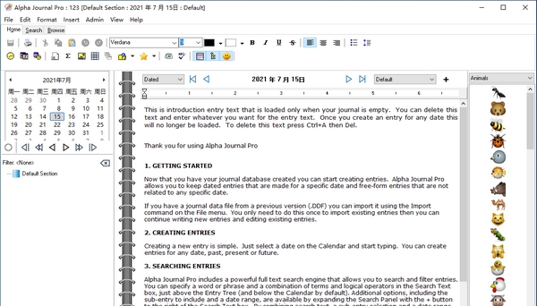 Alpha Journal Pro(日记软件) v21.1.5 Alpha Journal Pro(日记软件) v21.1.5