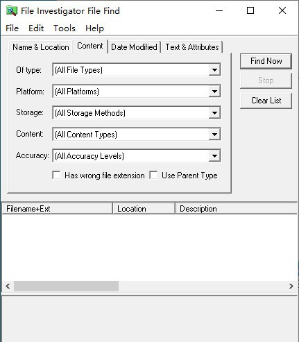File Investigator Tools(文件快速搜索工具) v3.37 File Investigator Tools(文件快速搜索工具) v3.37