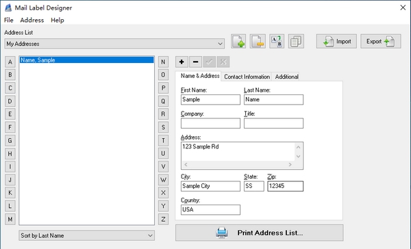 Mail Label Designer(邮件标签设计器) v4.20.1.3 Mail Label Designer(邮件标签设计器) v4.20.1.3