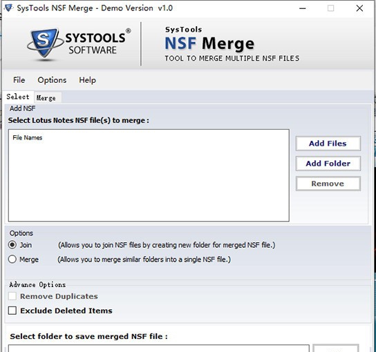SysTools NSF Merge(文件处理工具) v1.5 SysTools NSF Merge(文件处理工具) v1.5