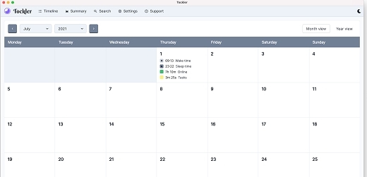 Tockler(电脑程序使用时间记录) v3.19.13 Tockler(电脑程序使用时间记录) v3.19.13
