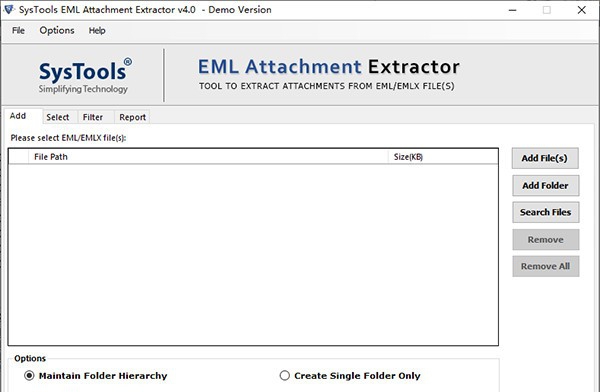 SysTools EML Attachment Extractor(邮件处理工具) v4.5 SysTools EML Attachment Extractor(邮件处理工具) v4.5