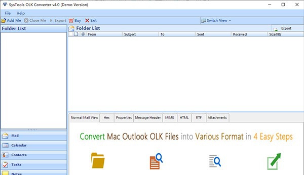 SysTools OLK Converter(邮件格式转换工具) v4.6 SysTools OLK Converter(邮件格式转换工具) v4.6