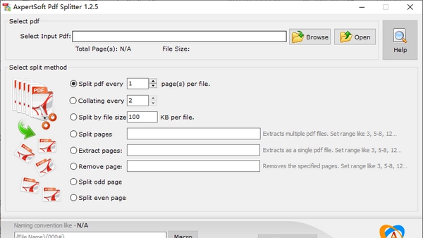 Axpertsoft PDF Splitter(PDF分割器) v1.2.12 Axpertsoft PDF Splitter(PDF分割器) v1.2.12