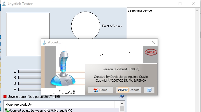 Joystick Tester(游戏手柄测试工具) v3.2.6 Joystick Tester(游戏手柄测试工具) v3.2.6
