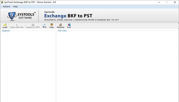 SysTools Exchange BKF to PST(邮件格式转换工具) v2.3 SysTools Exchange BKF to PST(邮件格式转换工具) v2.3