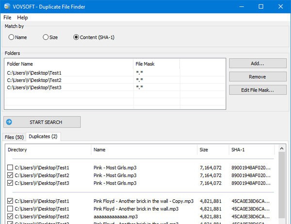 VovSoft Duplicate File Finder(重复文件查找器) v1.6 VovSoft Duplicate File Finder(重复文件查找器) v1.6