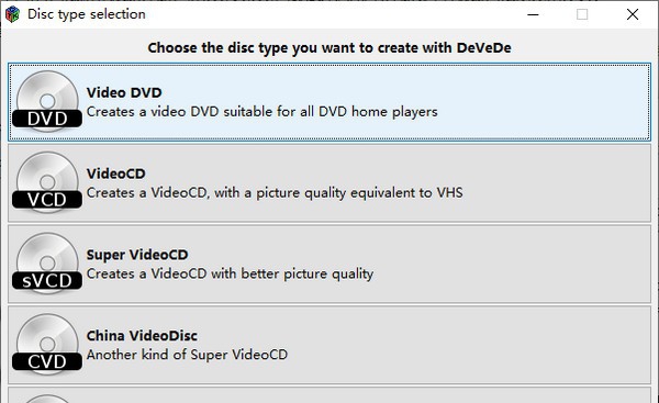 DeVeDe(光盘制作工具) v3.17 DeVeDe(光盘制作工具) v3.17
