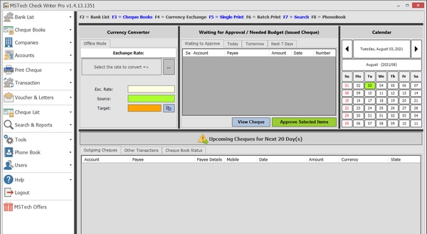 MSTech Check Writer Pro(支票打印软件) v1.4.13.1356 MSTech Check Writer Pro(支票打印软件) v1.4.13.1356