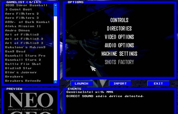 NEOGEO模拟器 v0.14 NEOGEO模拟器 v0.14