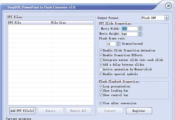 VeryPDF PowerPoint to Flash Converter(文件转换工具) v3.5 VeryPDF PowerPoint to Flash Converter(文件转换工具) v3.5