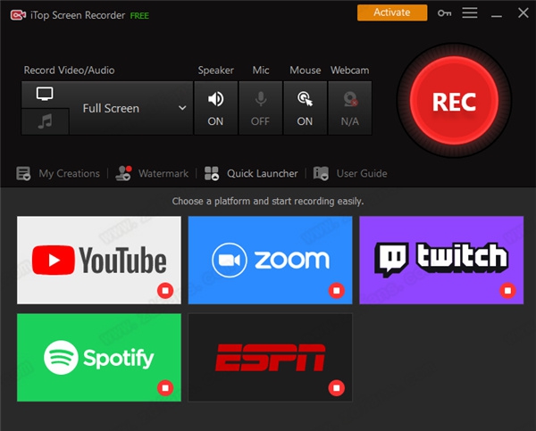 iTop Screen Recorder v1.3.0.338 iTop Screen Recorder v1.3.0.338