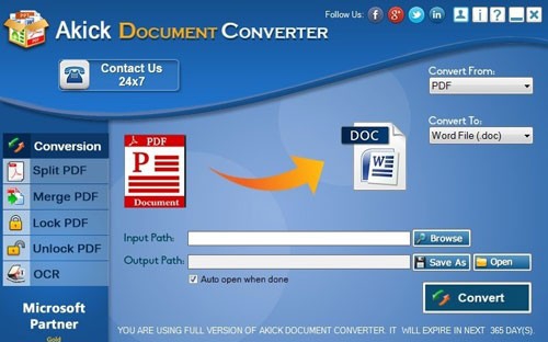 Akick Document Converter(格式转换工具) v1.14 Akick Document Converter(格式转换工具) v1.14