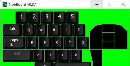 NohBoard(鼠标键盘操作显示器) v0.3.5 NohBoard(鼠标键盘操作显示器) v0.3.5