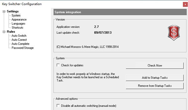 Key Switcher(语言输入切换工具) v2.11 Key Switcher(语言输入切换工具) v2.11