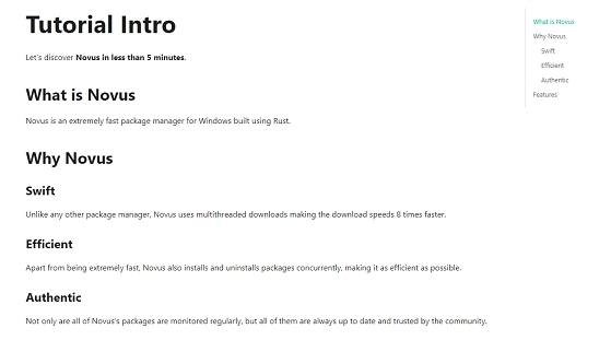 Novus包管理器 v1.1.6 Novus包管理器 v1.1.6