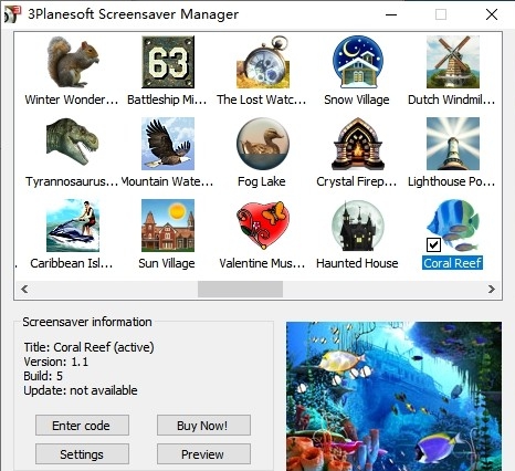 3Planesoft Screensaver Manager(屏幕保护工具) v5.9 3Planesoft Screensaver Manager(屏幕保护工具) v5.9