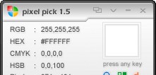 Pixel Pick(取色工具) v1.11 Pixel Pick(取色工具) v1.11