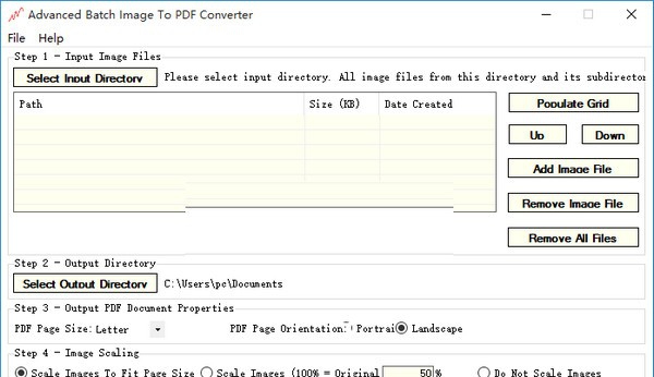 Advanced Batch Image To PDF Converter(图像转换工具) v1.9 Advanced Batch Image To PDF Converter(图像转换工具) v1.9