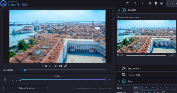 Ashampoo Video Tilt Shift(视频移轴效果) v1.0.5 Ashampoo Video Tilt Shift(视频移轴效果) v1.0.5