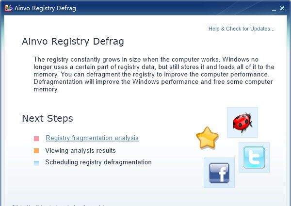 Ainvo Registry Defrag(注册表碎片整理软件) v4.2.7.2111 Ainvo Registry Defrag(注册表碎片整理软件) v4.2.7.2111