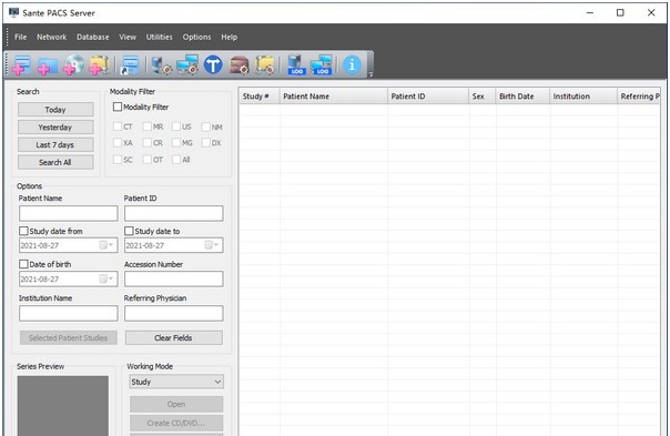Sante PACS Server(医学图片管理软件) v2.4.7 Sante PACS Server(医学图片管理软件) v2.4.7