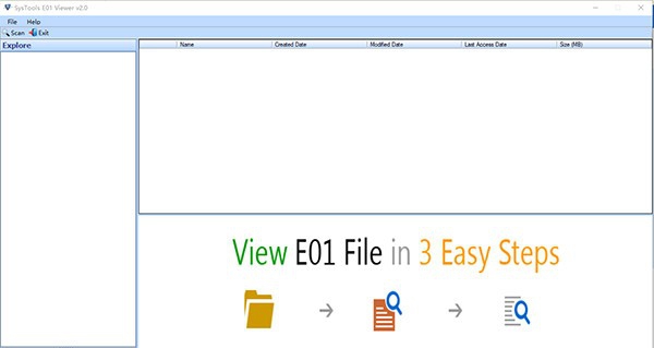 SysTools E01 Viewer(文件查看工具) v2.3 SysTools E01 Viewer(文件查看工具) v2.3