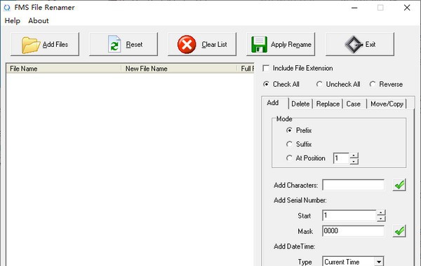 FMS File Renamer(文件批量重命名软件) v2.1.12 FMS File Renamer(文件批量重命名软件) v2.1.12