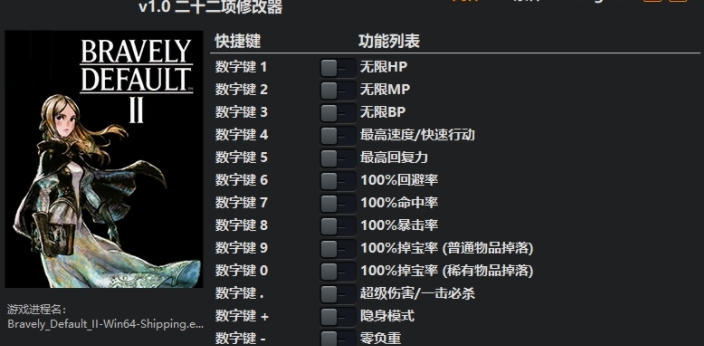勇气默示录2修改器 v1.8 勇气默示录2修改器 v1.8