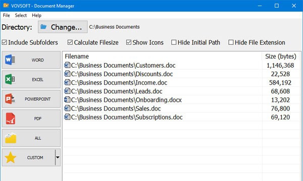 VovSoft Document Manager(文档管理工具) v1.9 VovSoft Document Manager(文档管理工具) v1.9