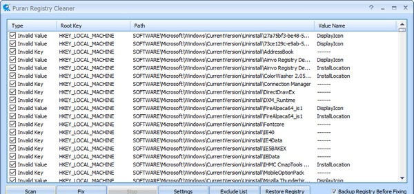 Puran Registry Cleaner(注册表清理工具) v1.8 Puran Registry Cleaner(注册表清理工具) v1.8