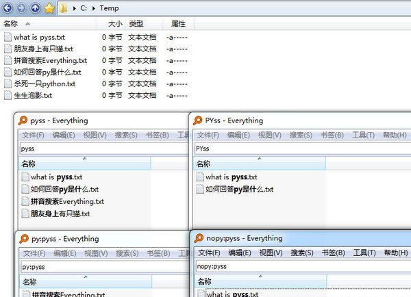 IbEverythingExt(Everything拼音搜索扩展) v0.7 IbEverythingExt(Everything拼音搜索扩展) v0.7