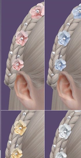 模拟人生4可爱花发夹MOD v1.4 模拟人生4可爱花发夹MOD v1.4