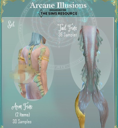 模拟人生4人鱼鳍MOD v1.4