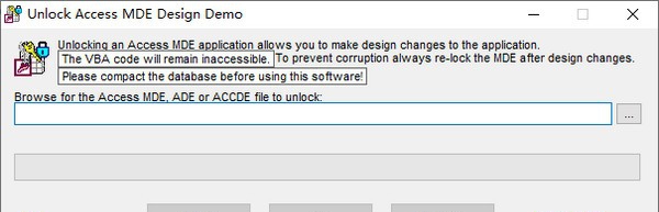 Unlock Access MDE Design(MS Access MDE解锁工具) v4.13.9 Unlock Access MDE Design(MS Access MDE解锁工具) v4.13.9