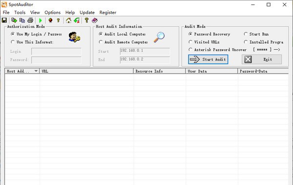 SpotAuditor(密码恢复软件) v5.3.11 SpotAuditor(密码恢复软件) v5.3.11