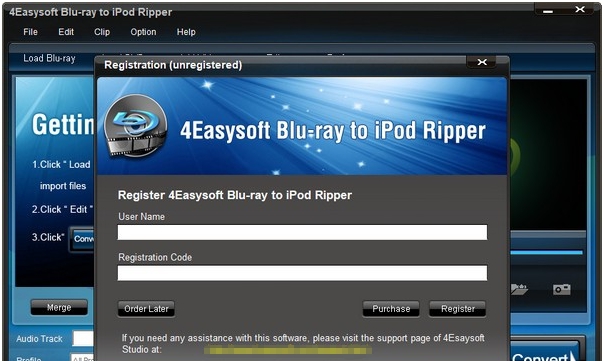 4Easysoft Blu-ray to iPod Ripper(蓝光转iPod转换器) v3.1.40 4Easysoft Blu-ray to iPod Ripper(蓝光转iPod转换器) v3.1.40