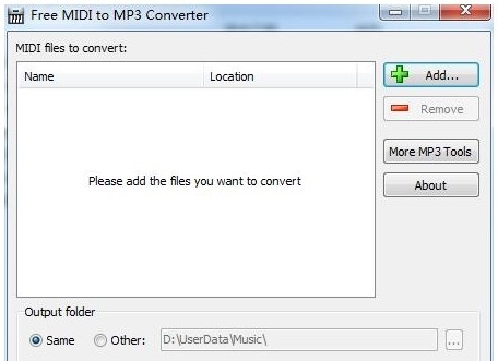 Free MIDI to MP3 Converter(音频格式转换工具) v1.6 Free MIDI to MP3 Converter(音频格式转换工具) v1.6
