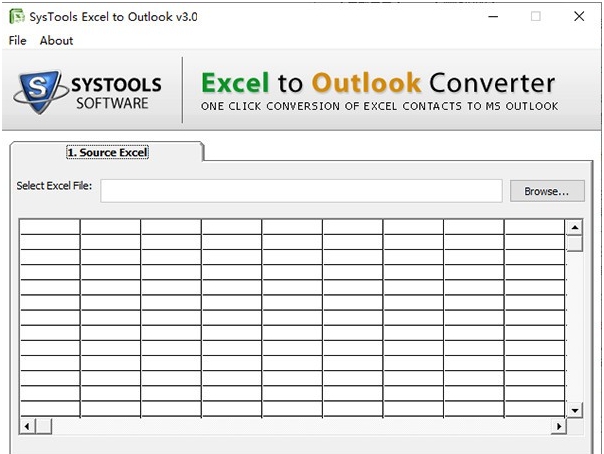 SysTools Excel to Outlook(文件转换工具) v3.4 SysTools Excel to Outlook(文件转换工具) v3.4
